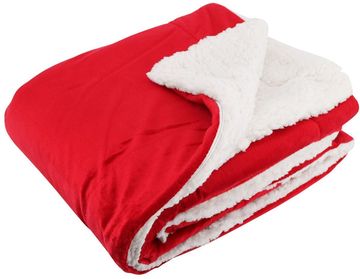 Alpine Fleece Oversized Mink Sherpa Blanket